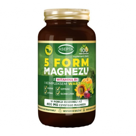 Magnezu 5 Form kapsułki - 100 kaps.
