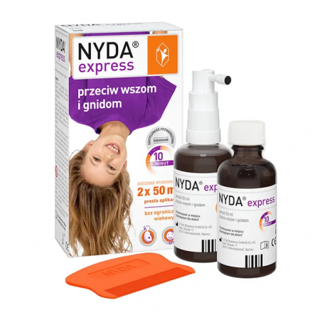 Nyda Express Aerozol przeciw wszom i gnidom - - 2 but. po 50 ml Nyda Express Aerozol przeciw wszom i gnidom - - 2 but. po 50 ml_2