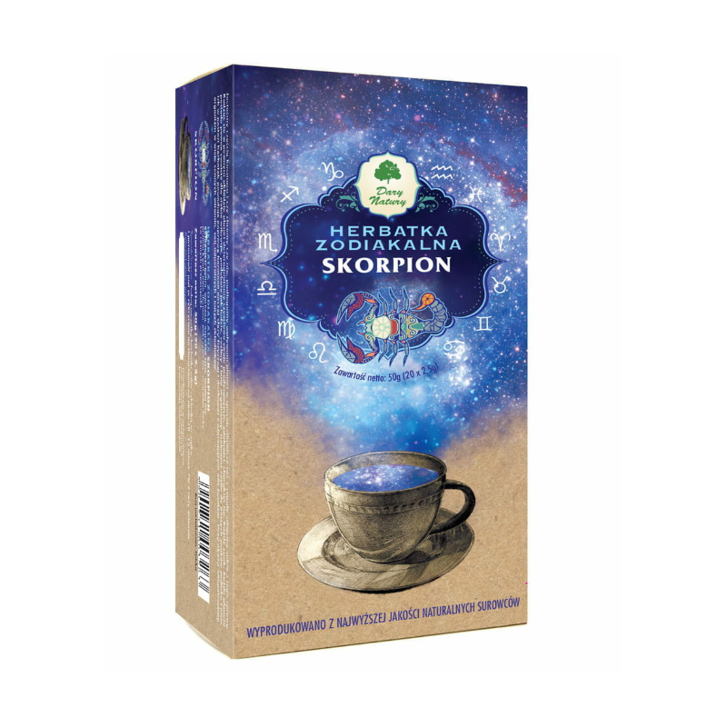 Dary Natury Herbatka Zodiakalna Skorpion 50 g Dary Natury Herbatka Zodiakalna Skorpion 50 g