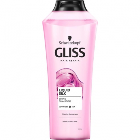Gliss Kur Liquid Silk Szampon do Włosów Matowych i Łamliwych 400ML_2
