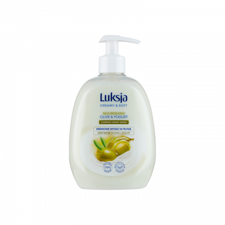 LUKSJA CREAMY & SOFT Kremowe mydło w płynie OLIWKA, 500 ml_2
