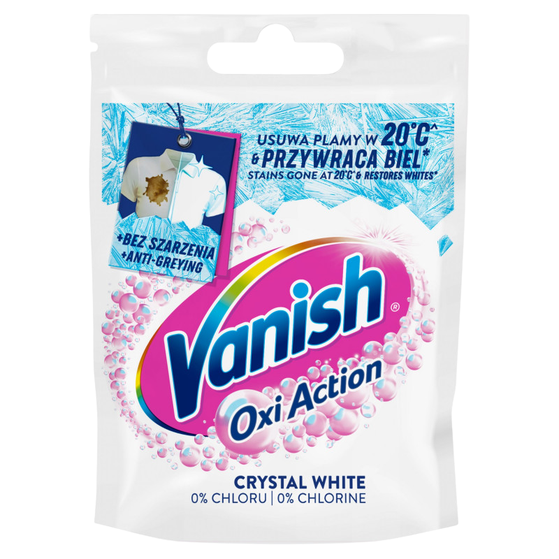 Vanish Oxi Action Odplamiacz do Białych Tkanin w Proszku 30G