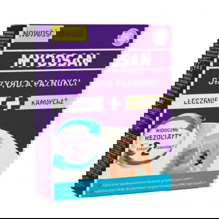 MYCOSAN Grzybica paznokci Leczenie + Kamuflaż, 5ml MYCOSAN Grzybica paznokci Leczenie + Kamuflaż, 5ml_2