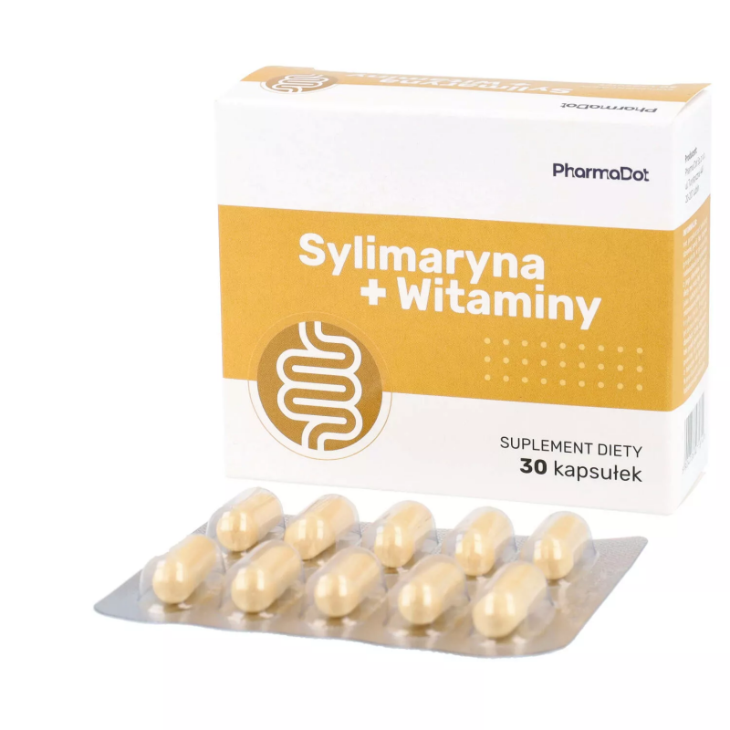 Pharma Dot Sylimaryna + Witaminy, 30kaps. Pharma Dot Sylimaryna + Witaminy, 30kaps.
