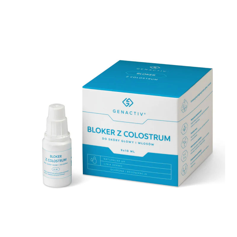 Genactiv Bloker z colostrum do skóry głowy i włosów
