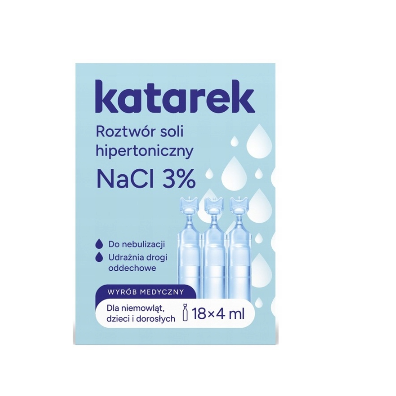 Katarek Ampułki Sól Hipertoniczna NACL 3% Katarek Ampułki Sól Hipertoniczna NACL 3%