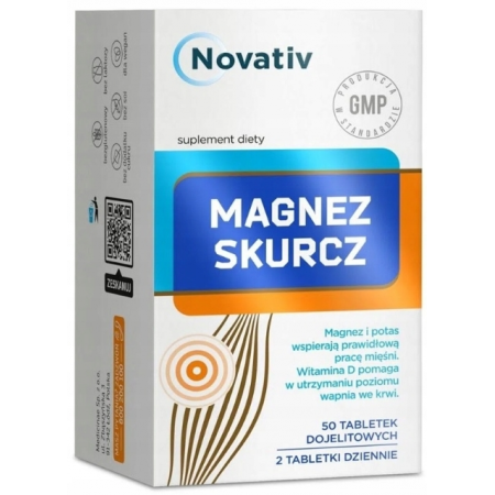 Novativ Magnez Skurcz 50 tabletek Novativ Magnez Skurcz 50 tabletek_2