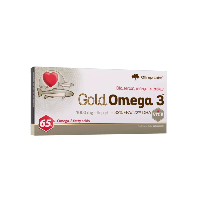 Olimp Gold Omega-3 1000 mg, 60 kapsułek Olimp Gold Omega-3 1000 mg, 60 kapsułek