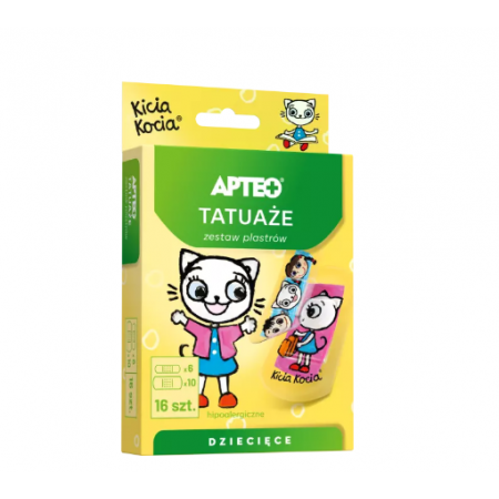 Tatuaże Apteo Zestaw plastrów - - 16 szt.