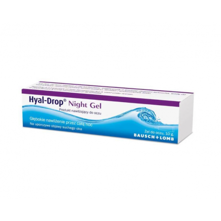 Hyal-Drop Night Gel Żel do oczu - - 10 g
