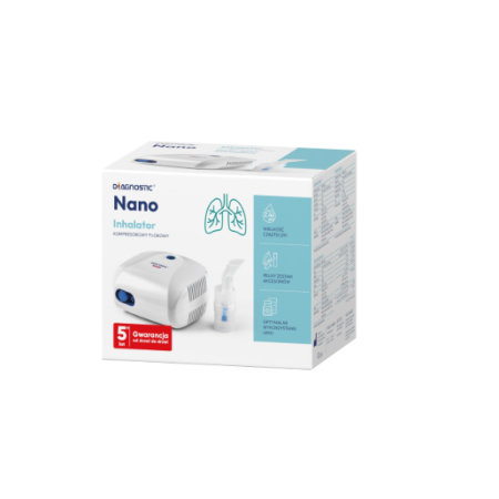Inhalator DIAGNOSTIC NANO kompresorowy tłokowy