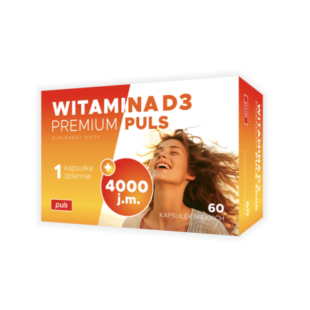 Witamina D3 Premium PULS 4000 j.m., kapsułki, 60 szt.