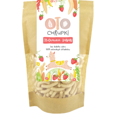 OTO Chrupki Truskawka, Banan 25g