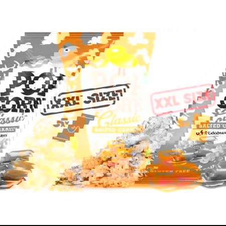 Duży BIO popcorn - Słony karmel 75g