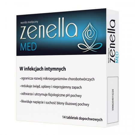 Zenella Med, tabletki dopochwowe, 14 sztuk