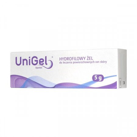 UniGel Apotex, żel do leczenia ran, 5 g (data ważności 06-2023)