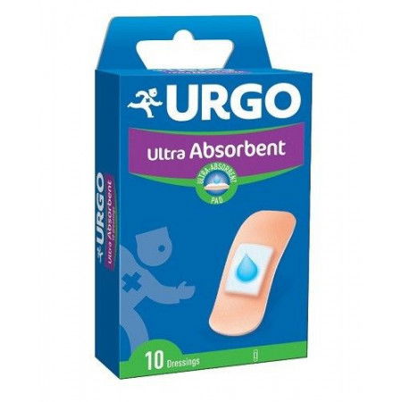 Urgo ultra absorbent, plastry 10 sztuk