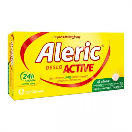 Aleric Deslo Active, 5 mg, tabletki ulegające rozpadowi w jamie