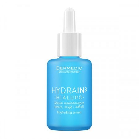 Dermedic Hydrain 3, serum nawadniające, skóra sucha 30 ml (data