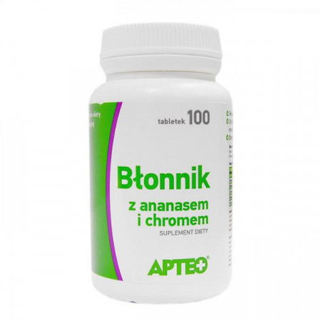 Błonnik z ananasem APTEO 100 tabletek