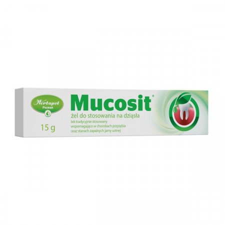 Mucosit, żel na dziąsła, 15 g