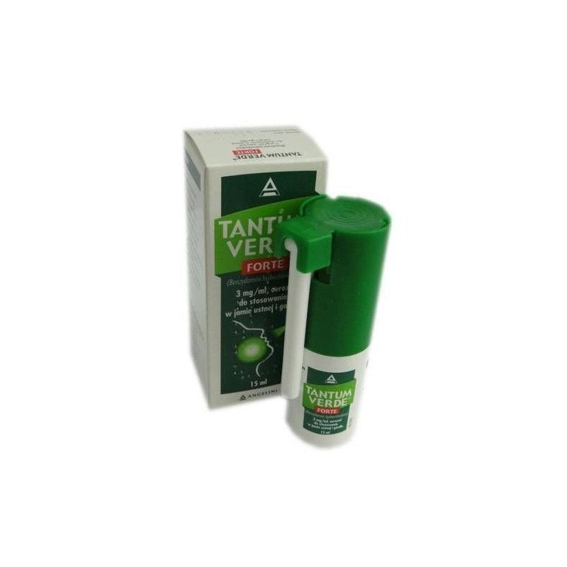 Tantum Verde Forte, 3mg/ml, aerozol do jamy ustnej, 15 ml