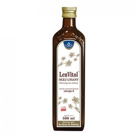 LenVitol olej lniany budwigowy nieoczy.500