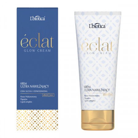 L`Biotica Eclat Glow Cream, krem ultra nawilżający do twarzy