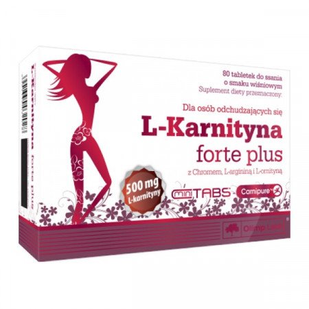 Olimp L-Karnityna Forte Plus, tabletki do ssania o smaku