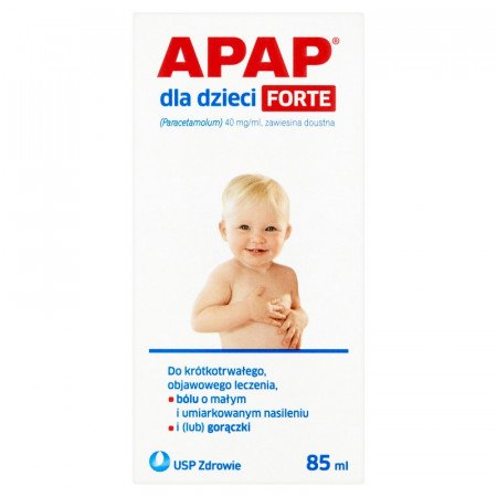 Apap dla dzieci forte, Paracetamol 40 mg/ml, zawiesina doustna