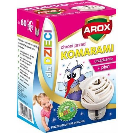 Arox płyn na komary dla dzieci od 1 roku życia, wtyczka