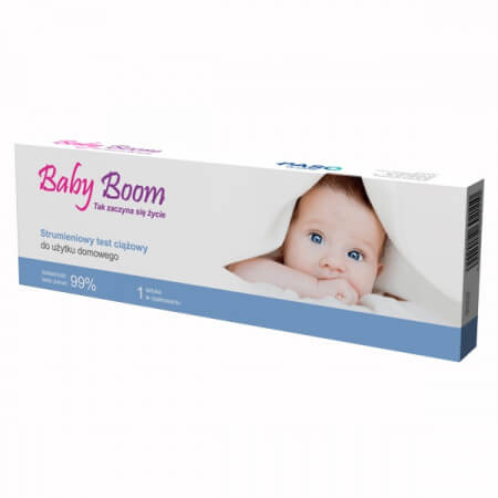 TEST ciążowy BABY BOOM strumieniowy 1szt.